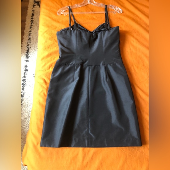 Black Cocktail Dress, women’s size 2, with Removable Straps - Picture 2 of 4